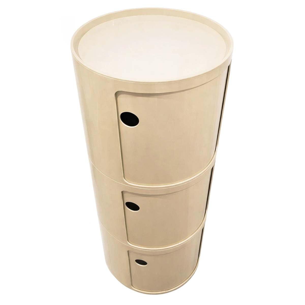 Stackable Modular Plastic System Kartell (Italy) Modular Storage Unit, Injection-Molded Polymer Stacking ...