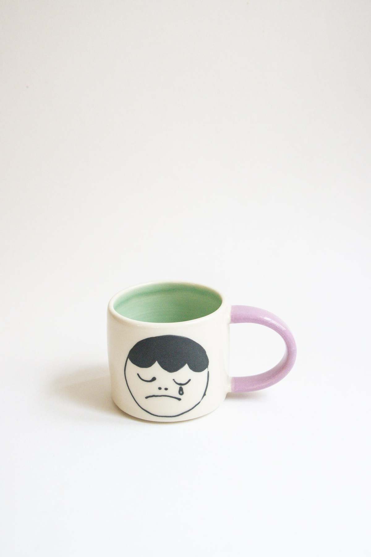 Objects and Feelings Doodle Face Mug 01 - Image 1 of 3