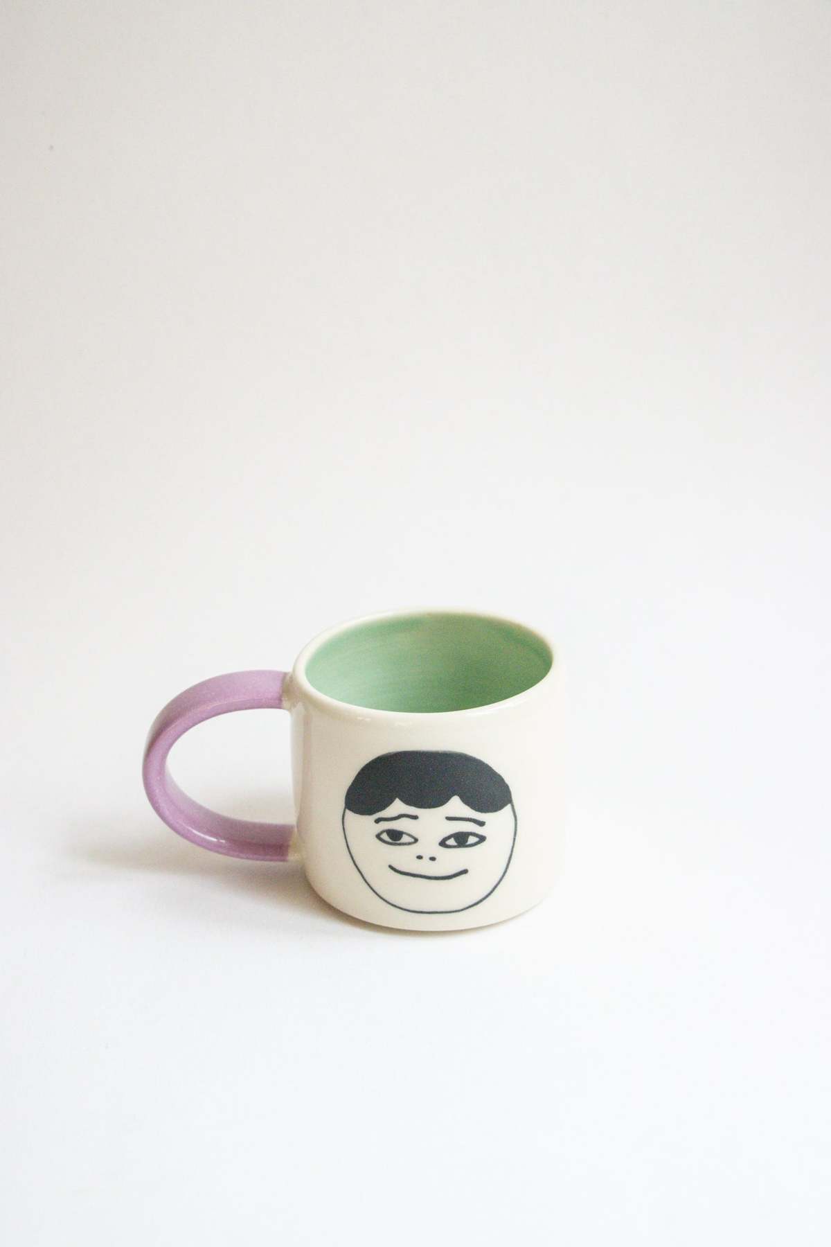 Objects and Feelings Doodle Face Mug 01 - Image 2 of 3