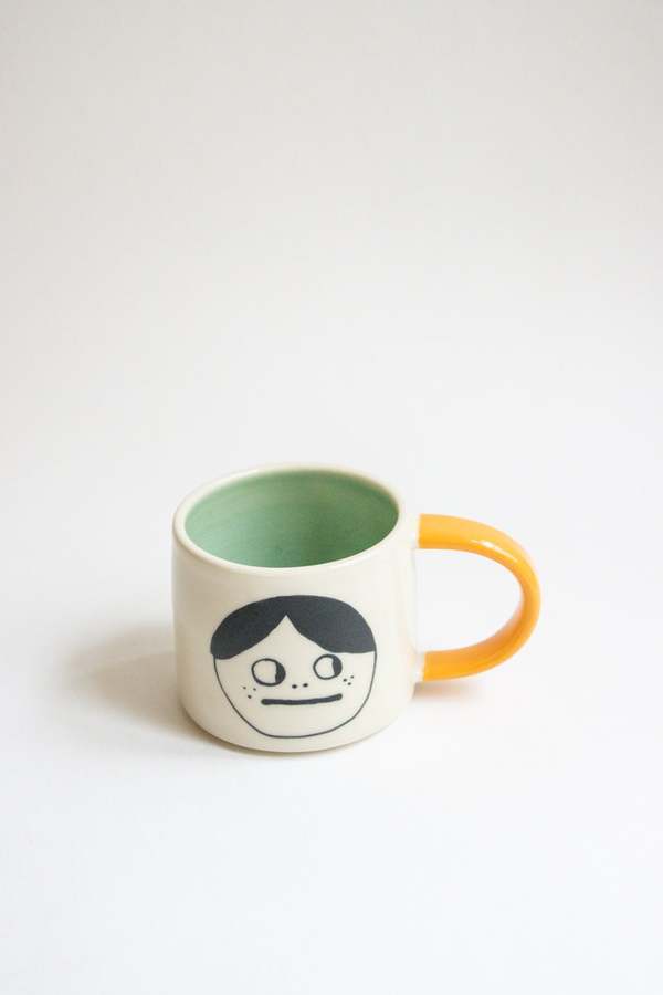 Objects and Feelings Doodle Face 03 Mug
