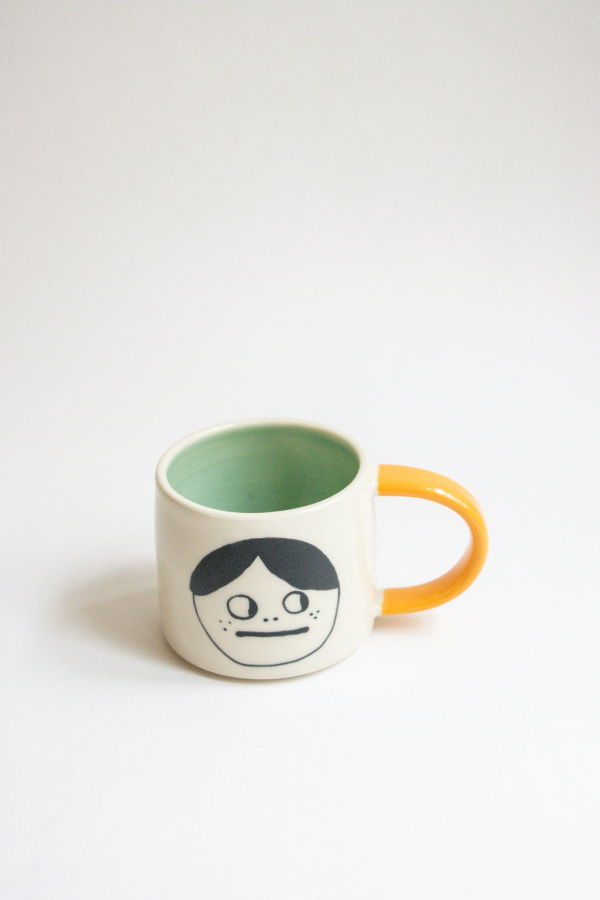 Objects and Feelings Doodle Face 03 Mug