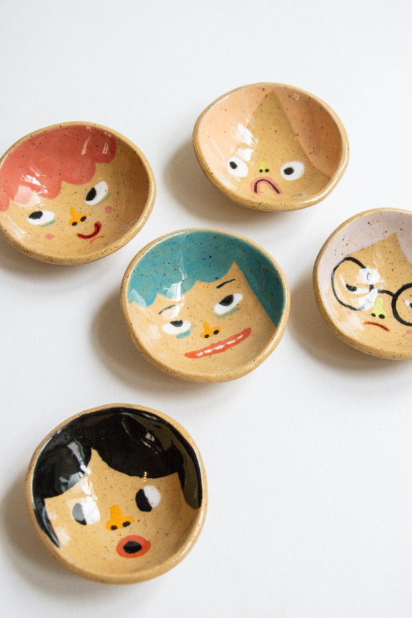 Objects and Feelings Face Trinket Dish