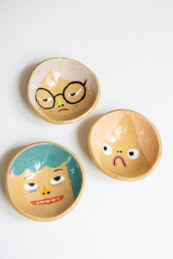 Objects and Feelings Face Trinket Dish