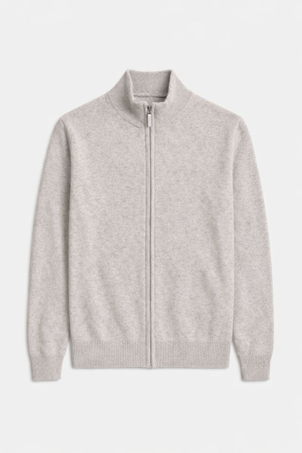 Blue&Cream Gio Cashmere Full Zip - Magneto
