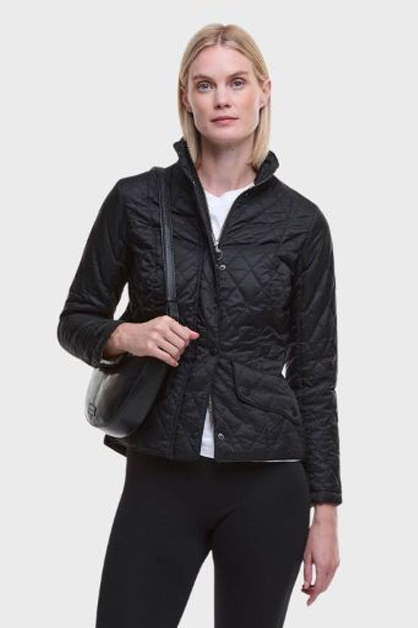 Barbour US Flyweight Cavalry Quilted Jacket - Black