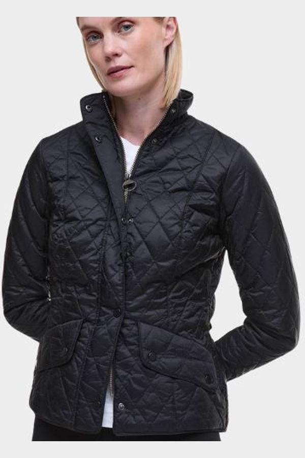 Barbour US Flyweight Cavalry Quilted Jacket - Black