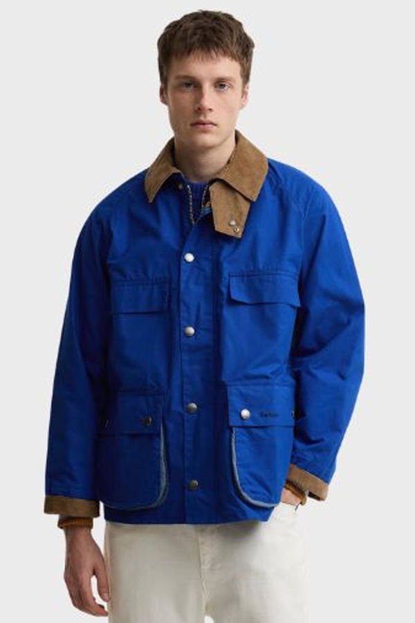 Barbour US Paul Smith Loves Barbour Sugarlump Bedale Casual Jacket - Royal Blue