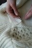 The Knotty Ones January Merino Wool Cardigan - Sea Salt - Thumbnail 7