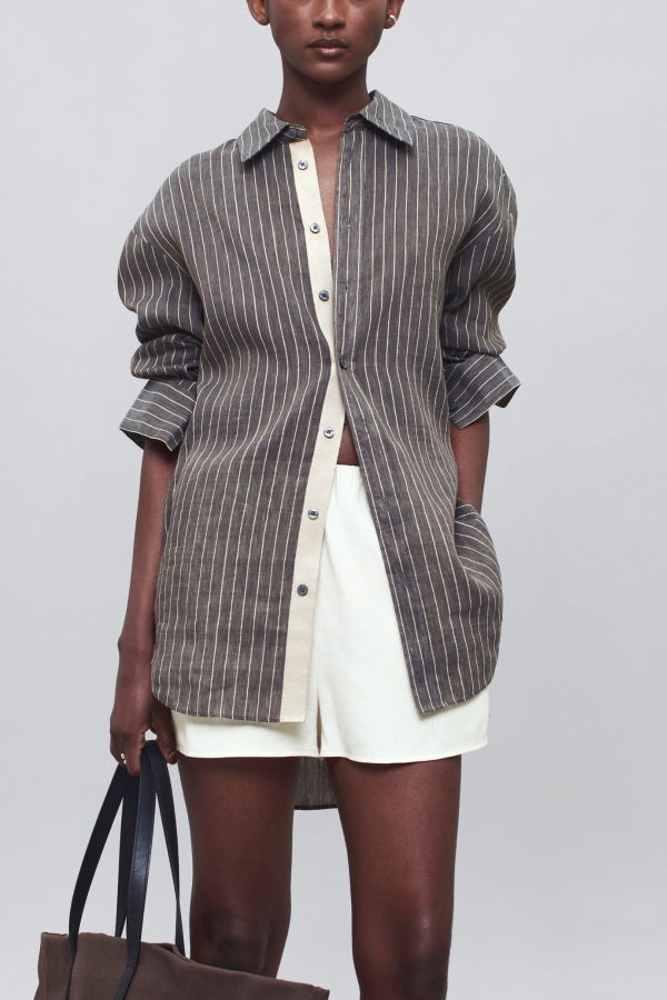 Kallmeyer Dani Stripe Shirt - Graphite