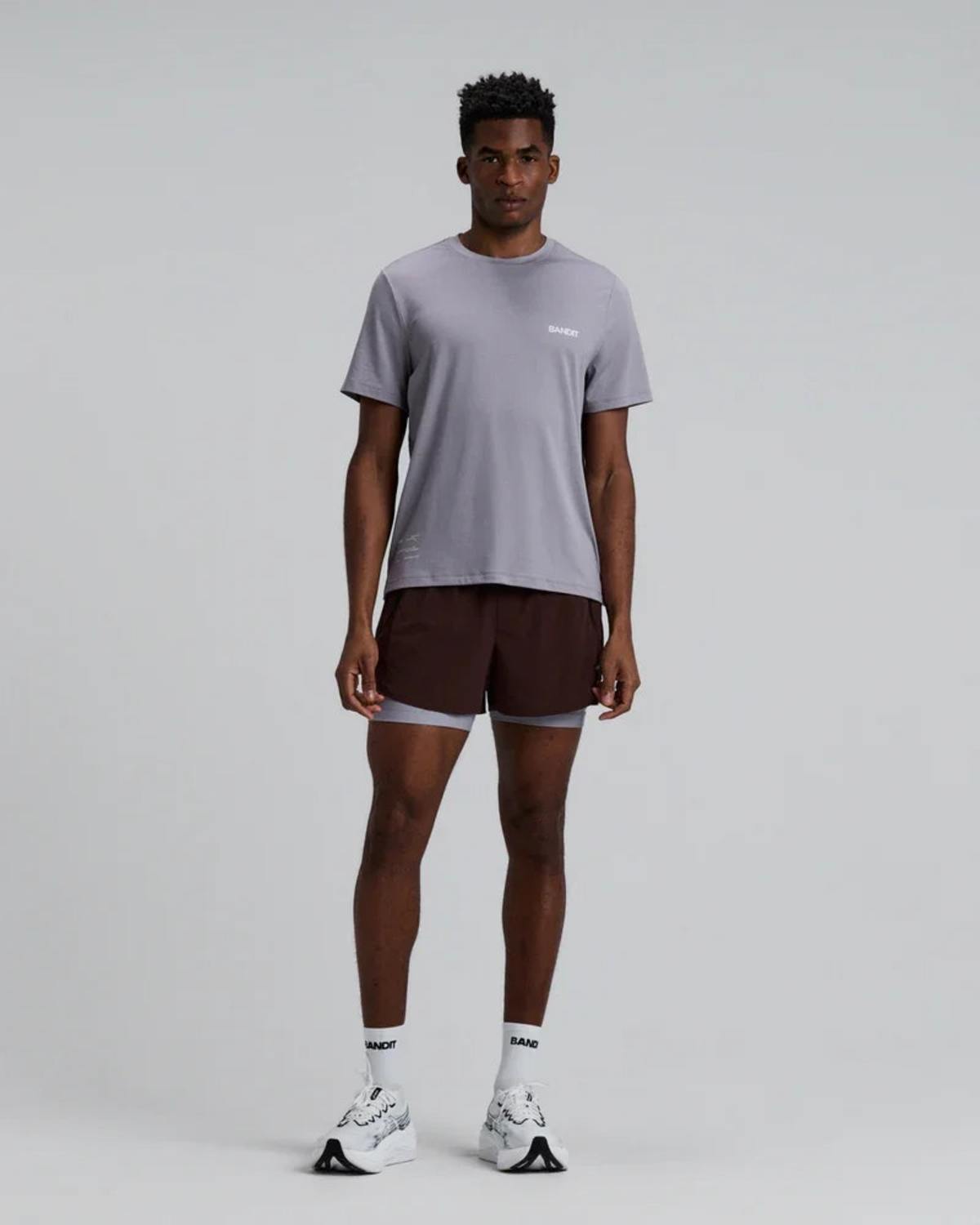 Bandit Micromesh Run Tee - Violet Fog - Image 2 of 7