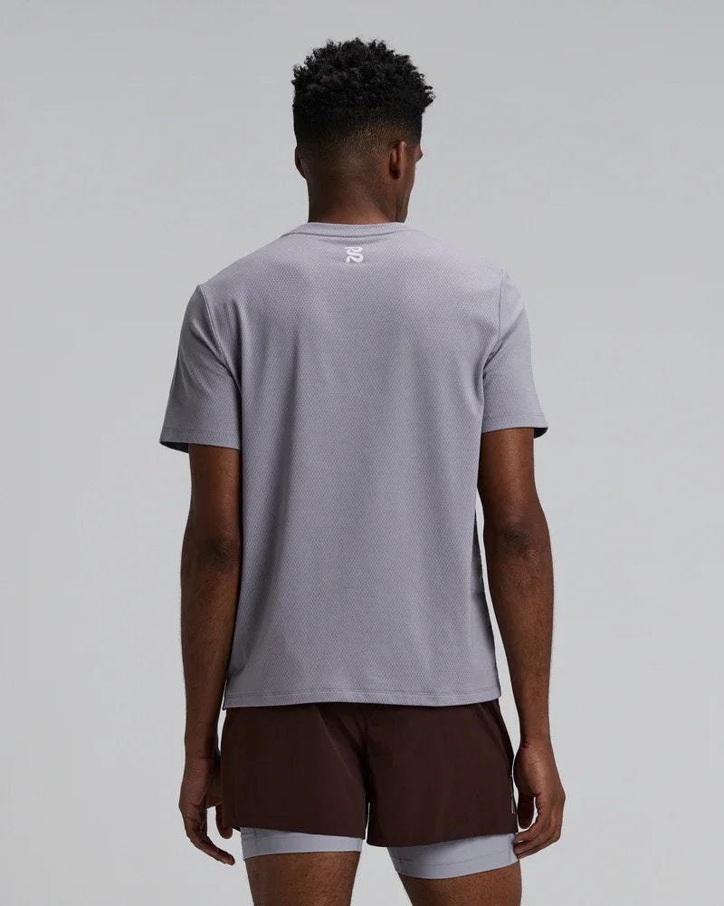 Bandit Micromesh Run Tee - Violet Fog
