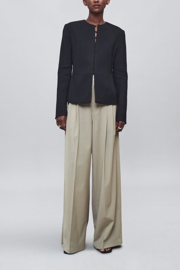 Kallmeyer Fatima Wide Leg Trouser - Clay