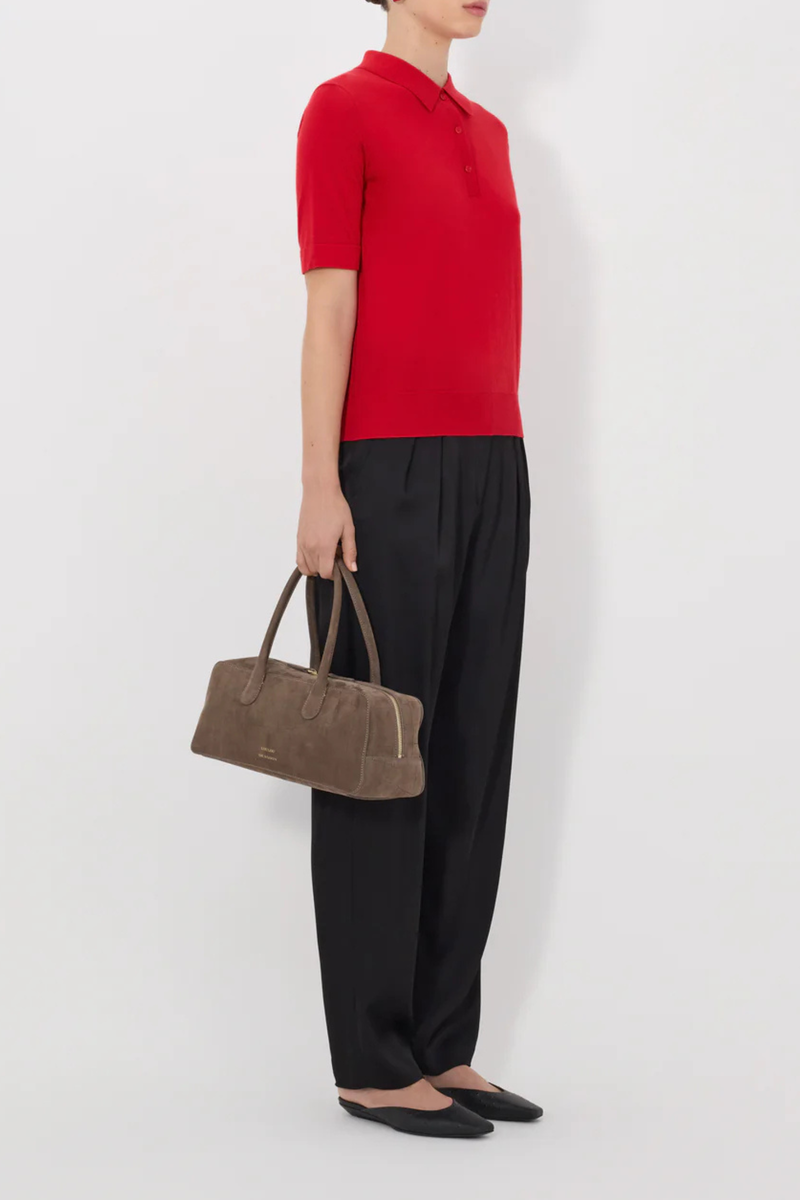 Loulou de Saison Migo Cashmere Polo - Red