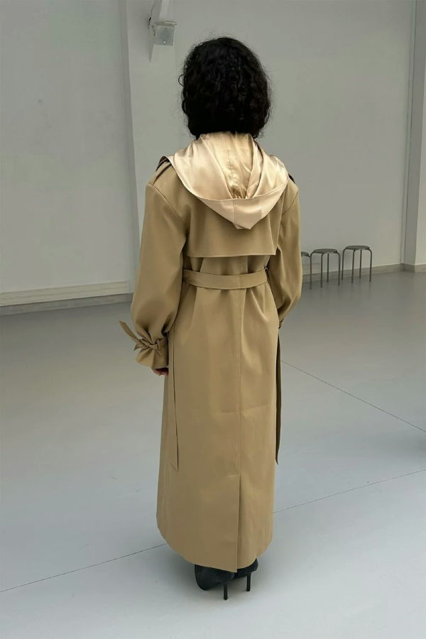 SAEMDI Aurora Trench Coat - Tan