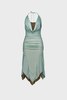 SAEMDI Evi Midi Dress - Teal - Thumbnail 5