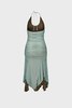 SAEMDI Evi Midi Dress - Teal - Thumbnail 6