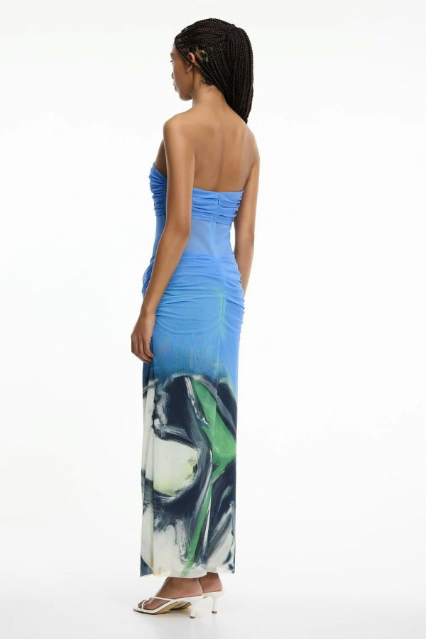 Significant Other Ceira Strapless Maxi Dress - Posy Impression