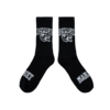 MARKET Beware Crew Socks - Black - Thumbnail 1