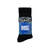 MARKET Beware Crew Socks - Black - Thumbnail 2