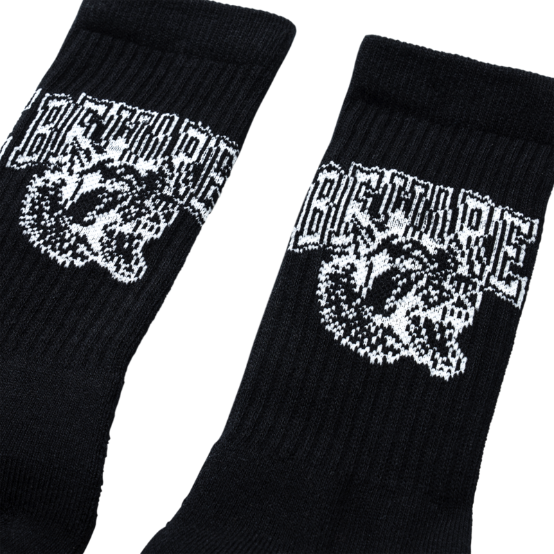 MARKET Beware Crew Socks - Black