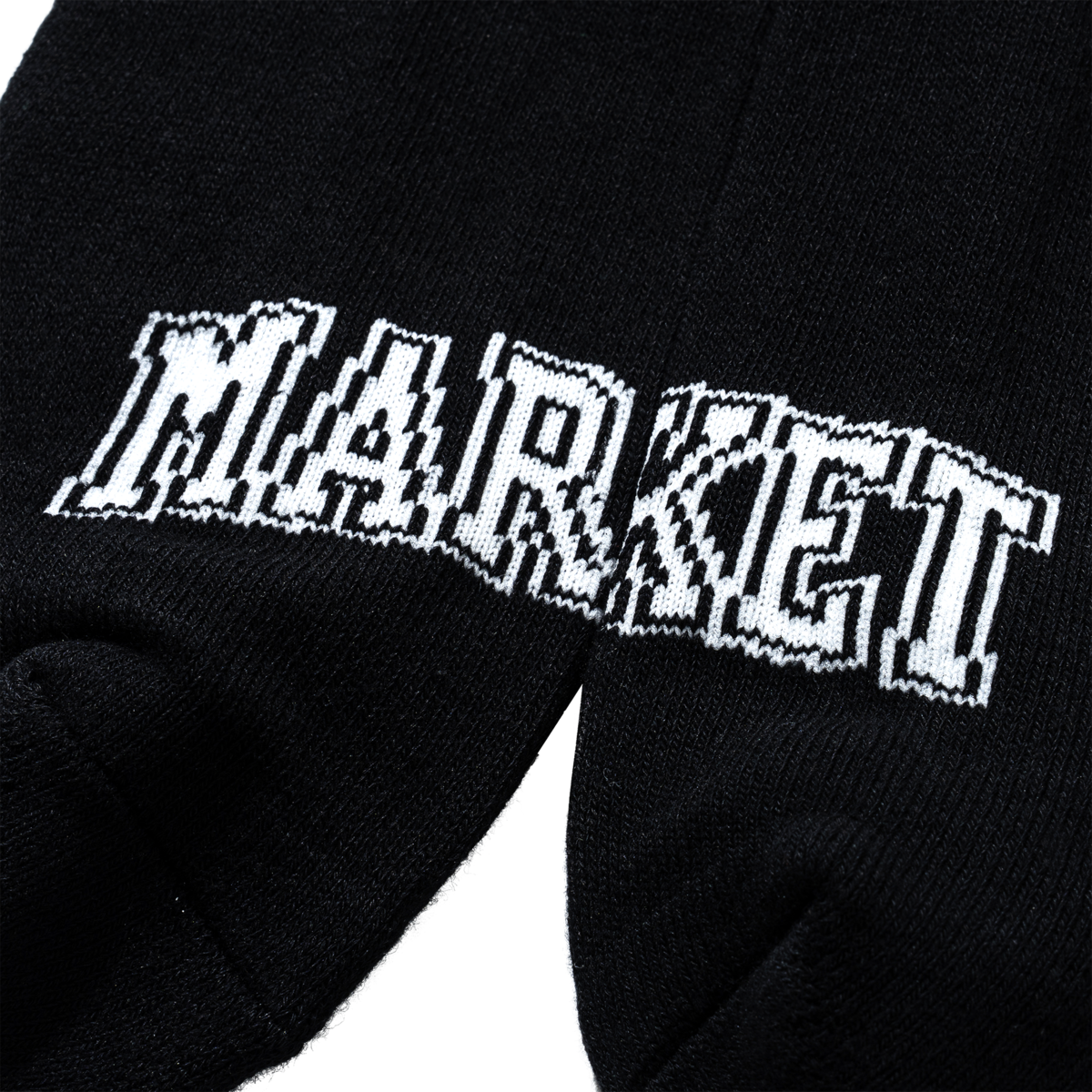 MARKET Beware Crew Socks - Black - Image 5 of 5