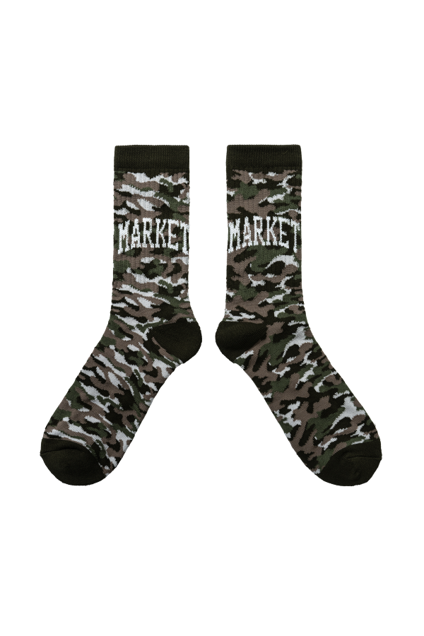 MARKET Camo Crew Socks - Camo
