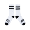 MARKET Core Stripe Crew Socks - White - Thumbnail 1
