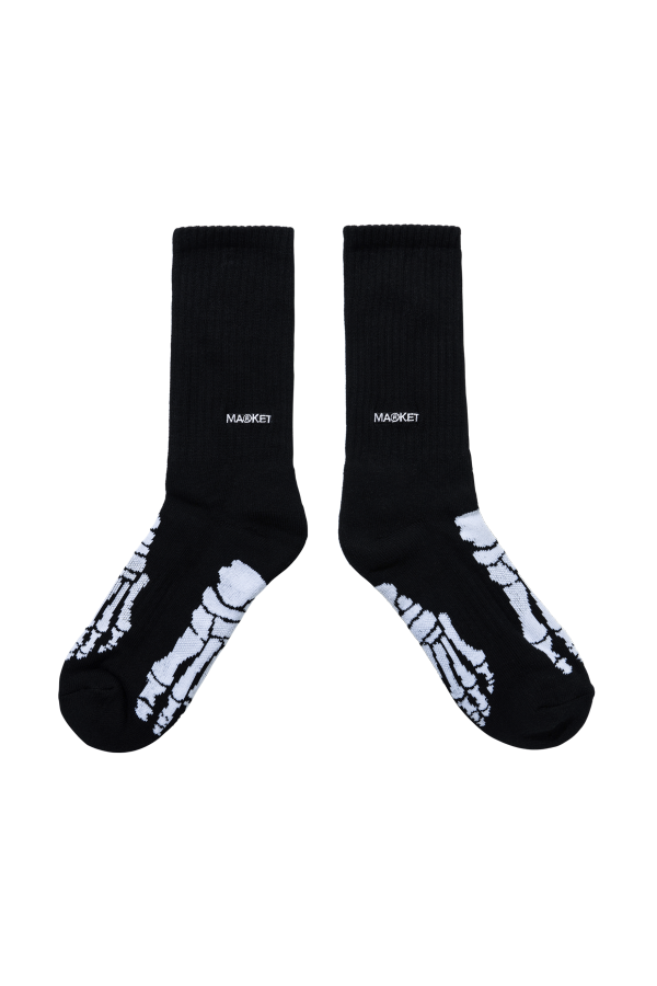 MARKET Skeleton Crew Socks - Black