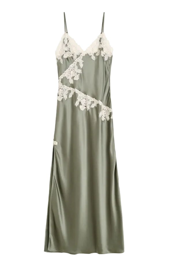 By Malene Birger Vera Satin Maxi Dress