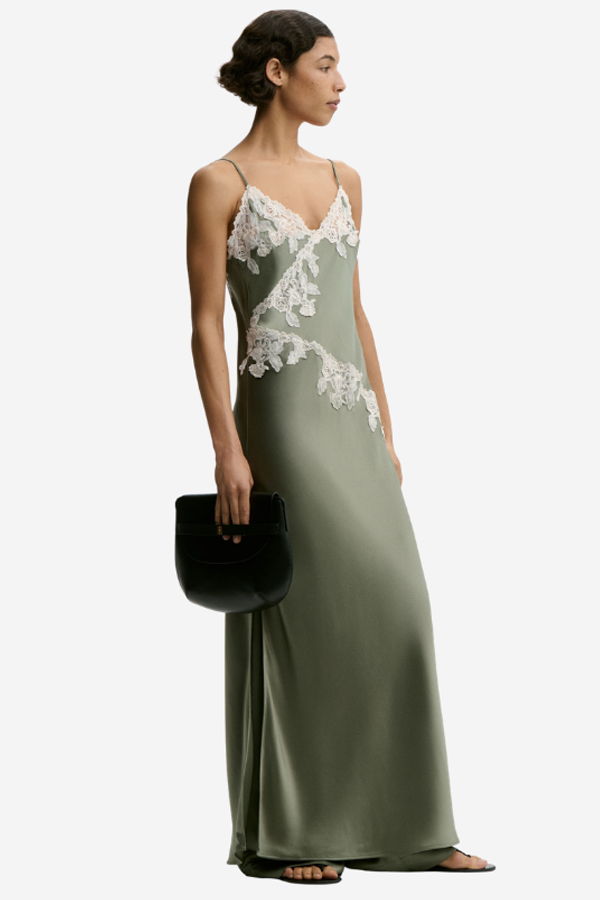 By Malene Birger Vera Satin Maxi Dress