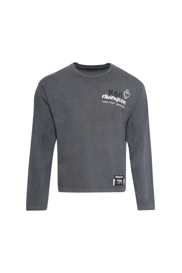 RIVINGTON ROI REBIS Membership USO Long Sleeve Tee - Black