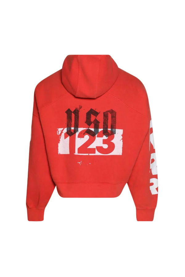 RIVINGTON ROI REBIS Membership USO Zip Hoodie - Red