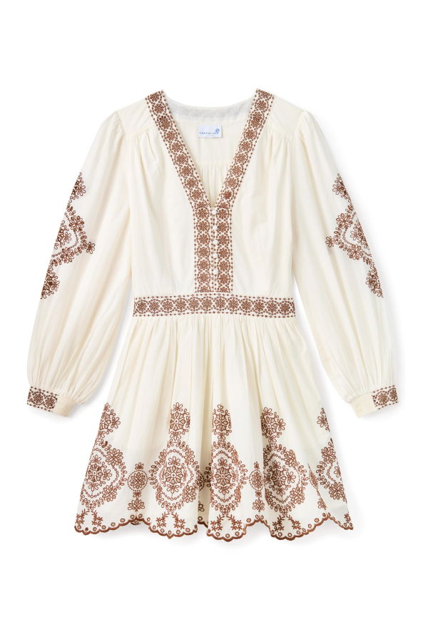 Cartolina Blake Mini Dress - Ivory