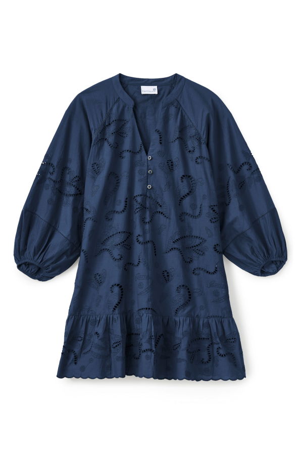 Cartolina Selwin Mini Dress - Midnight Blue