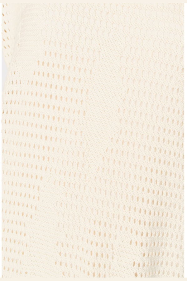 Mirth Madagascar Pointelle Dress - Bone