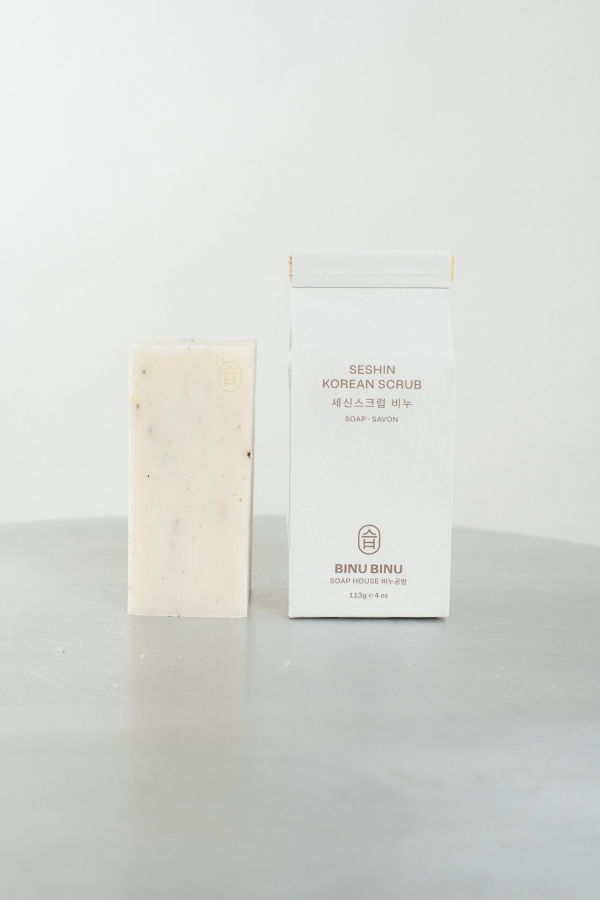 Binu Binu Seshin Korean Scrub Soap - Gray