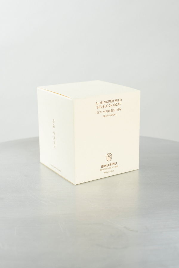 Binu Binu The Big Block Ae Gi Super Mild Soap - Natural