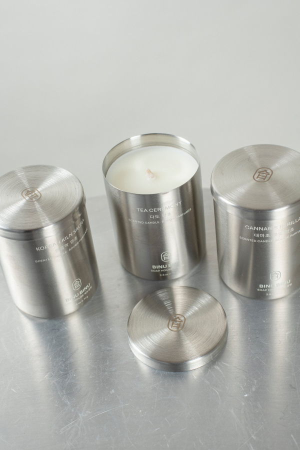 Binu Binu Mini Candle Trio Candle Set - Silver