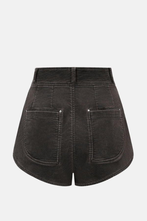 Oude Waag High-Waisted Shorts - Black