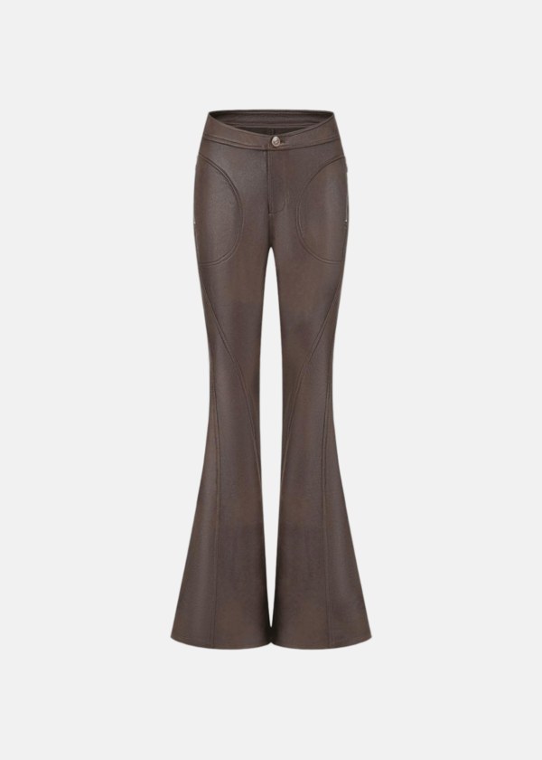Oude Waag Multiple-Panel Trousers - Coffee Brown