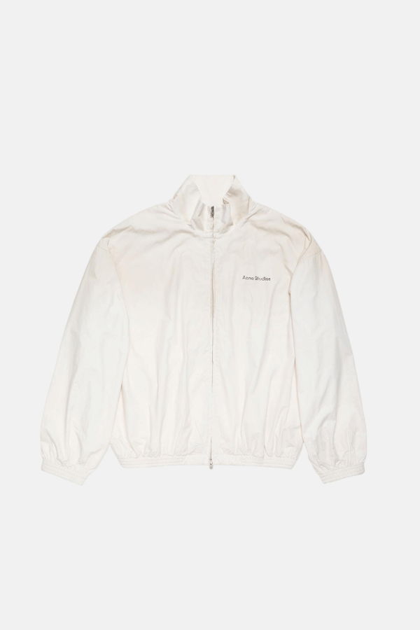 Acne Studios Dusty White Washed Logo Jacket