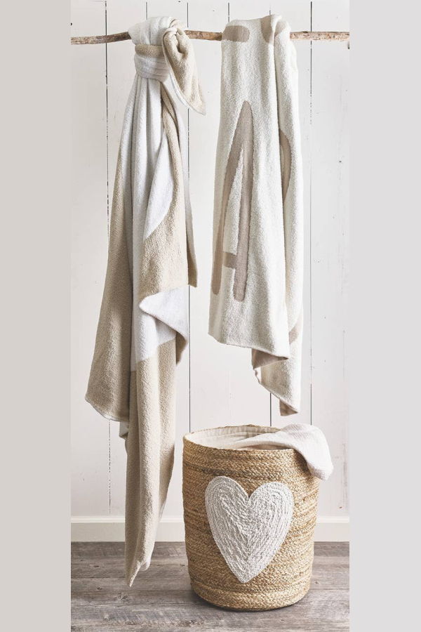 Santa Barbara Design Studio Heart Luxe Throw Blanket