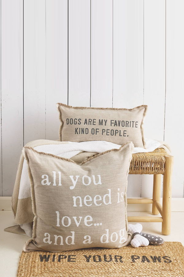 Santa Barbara Design Studio Love and A Dog Euro Pillow