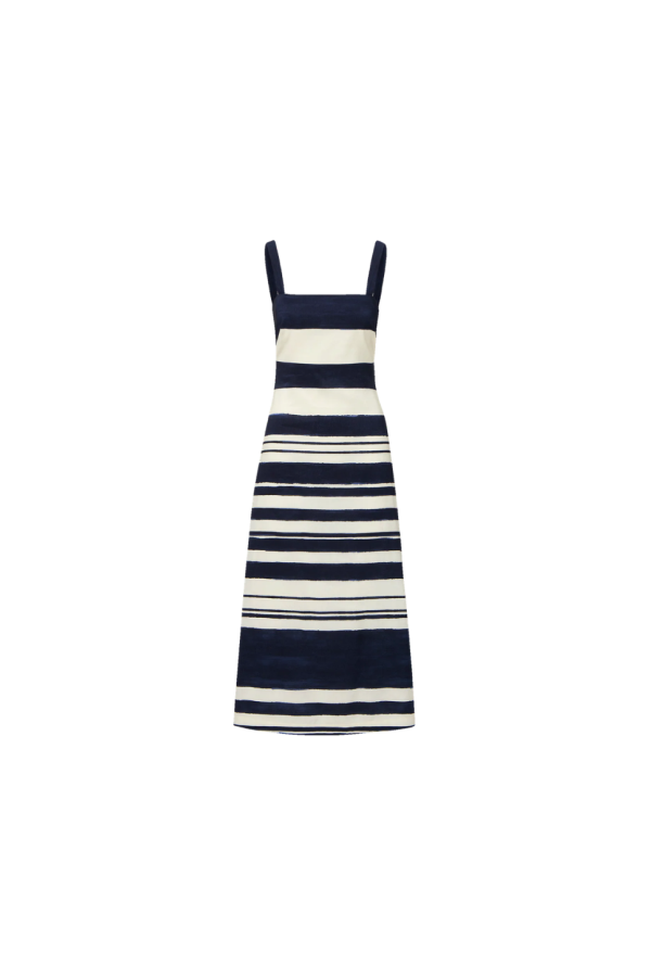 Veronica Beard Ella Dress - Navy/Dove