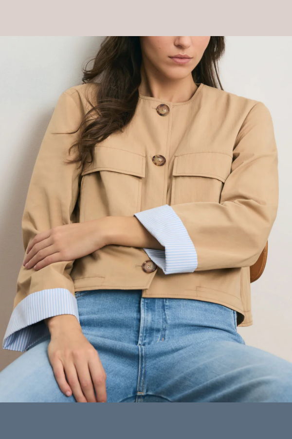 Veronica Beard Gala Jacket - Khaki