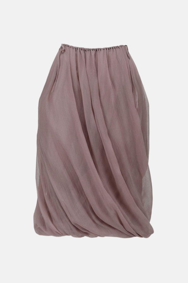 Oude Waag Draped Tie Top - Pink