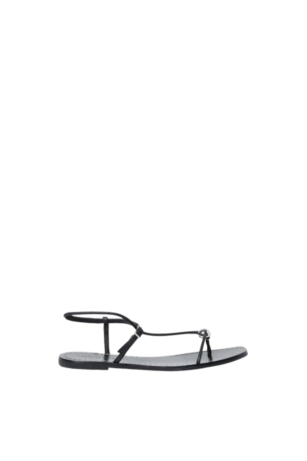 Loeffler Randall Lara Leather Sandal - Black