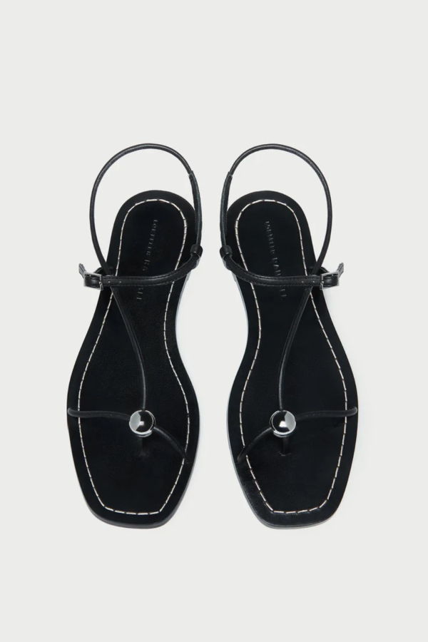 Loeffler Randall Lara Leather Sandal - Black