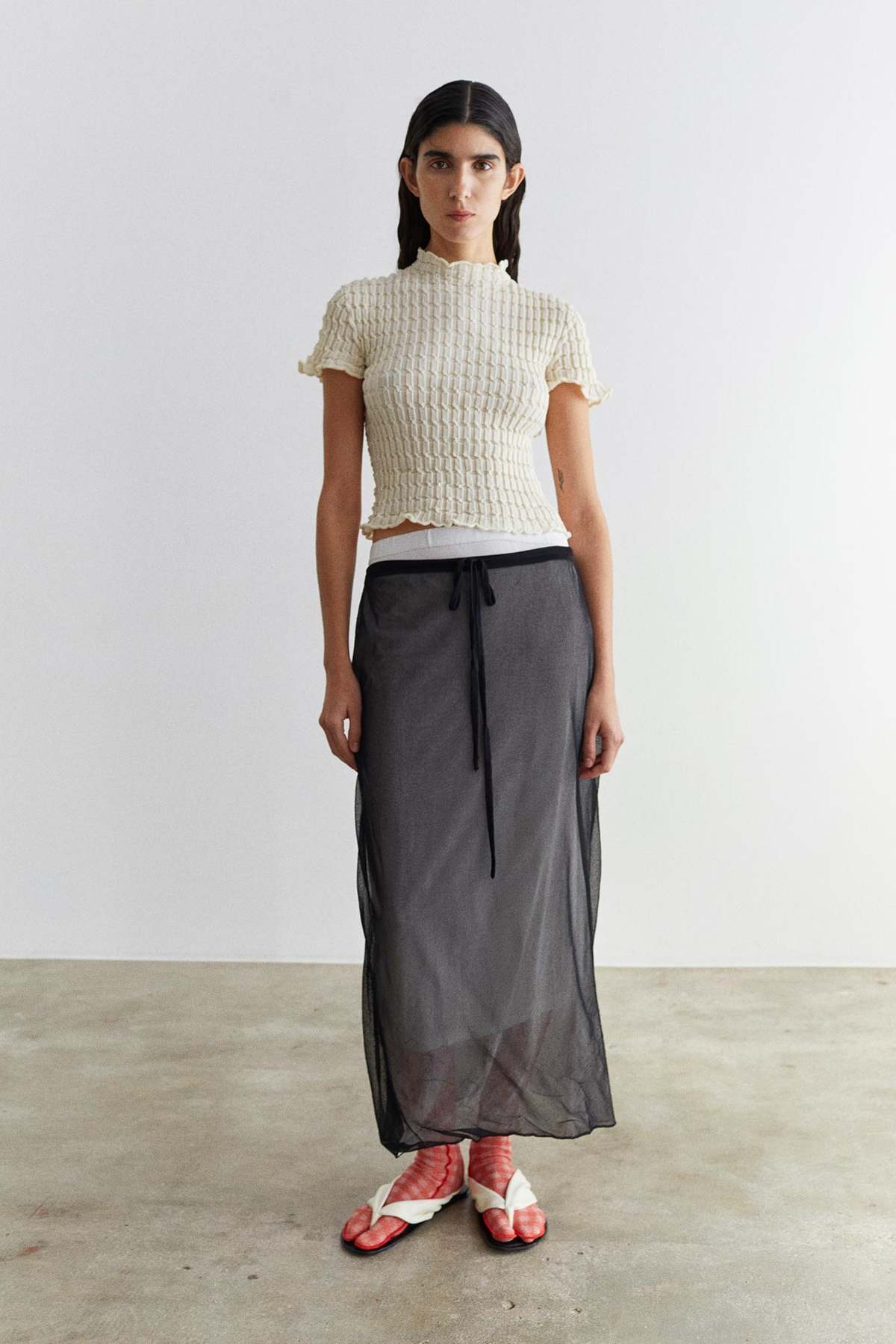 Rus Chowa Top - Chalk - Image 2 of 5