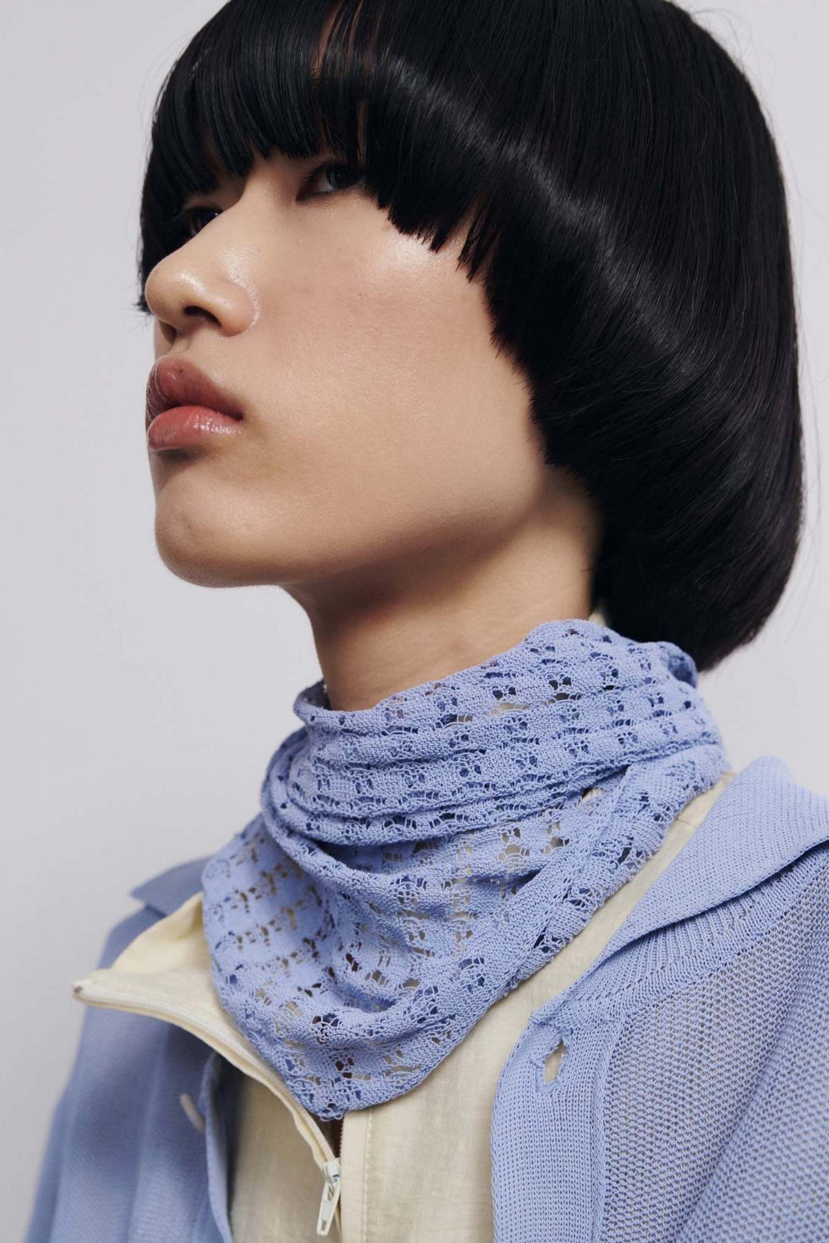 Rus Hoshi Scarf - Salvia Blue - Image 2 of 4